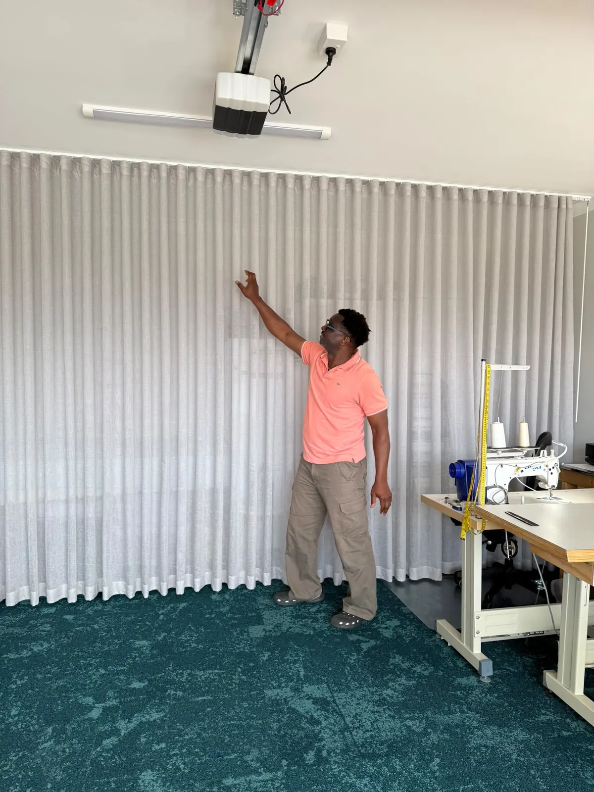 Blinds in the workshop